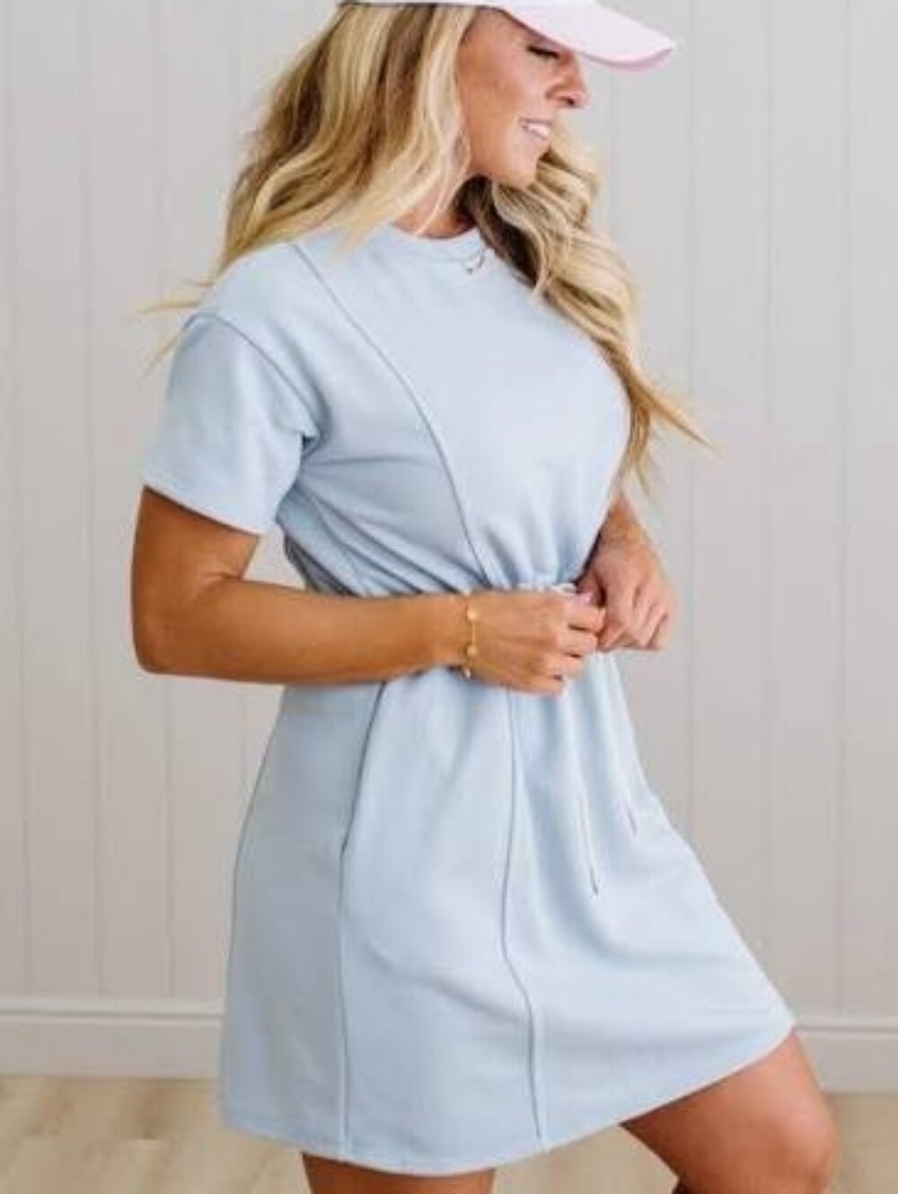 Women Blue Dress Casual Super Light OS Fits Most